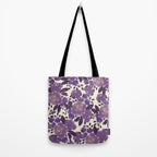 Elegant ivory gold lavender purple watercolor floral  Tote Bag Gallery Image 2