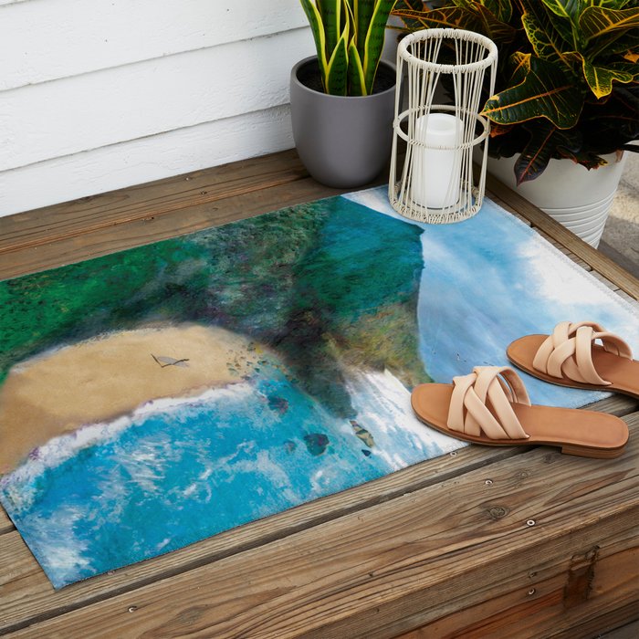 Wild Beach Outdoor Rug Gallery Image 2