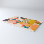 mid century geometry abstract shapes bauhaus 2 Rug Gallery Image 3