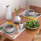 mid century geometry abstract shapes bauhaus 2 Placemat Gallery Image 2
