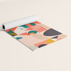 mid century geometry abstract shapes bauhaus 2 Yoga Mat Gallery Image 2