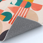 mid century geometry abstract shapes bauhaus 2 Rug Gallery Image 4