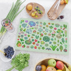Baby succulents - mix (green) Cutting Board Gallery Image 2