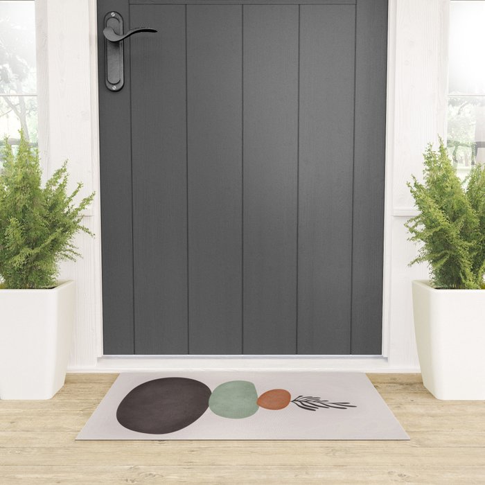 Abstract Shapes Welcome Mat Gallery Image 3