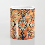 Tabriz Rug Print With Burnt Orange Field Coffee Mug Gallery Image 4
