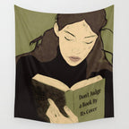Donât Judge a Book By Its Cover 4 Wall Tapestry Gallery Image 4