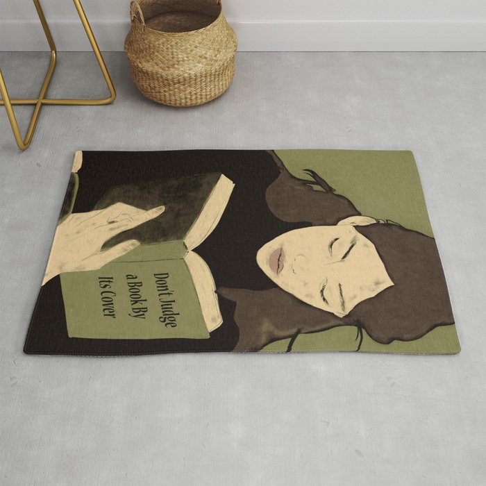 Donât Judge a Book By Its Cover 4 Rug Gallery Image 1