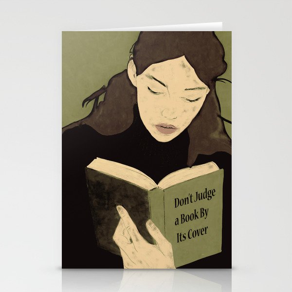Donât Judge a Book By Its Cover 4 Stationery Card Gallery Image 1