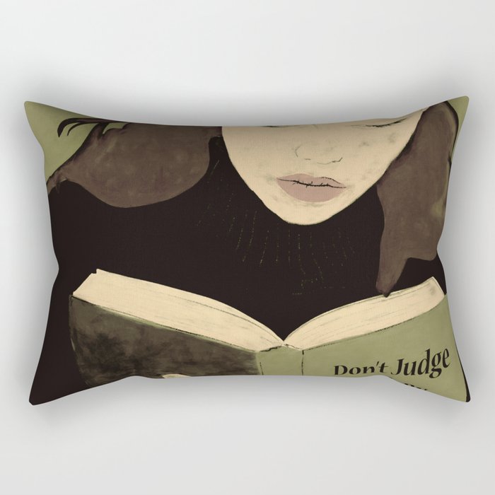Donât Judge a Book By Its Cover 4 Rectangular Pillow Gallery Image 1
