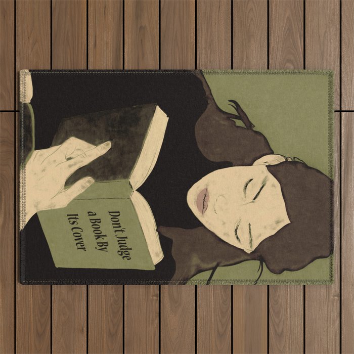 Donât Judge a Book By Its Cover 4 Outdoor Rug Gallery Image 1