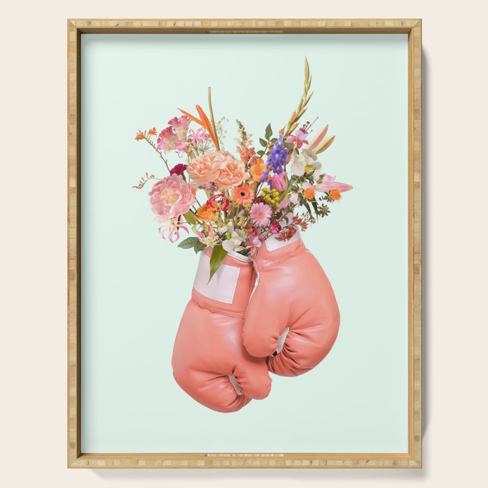 FLOWER POWER Serving Tray Gallery Image 1