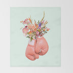 FLOWER POWER Throw Blanket Gallery Image 2