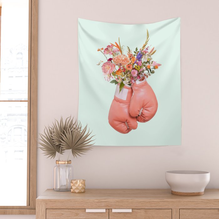 FLOWER POWER Wall Tapestry Gallery Image 2