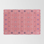 Lovely Pink Oriental Traditional Moroccan Handmade Printable Style  Rug Gallery Image 2