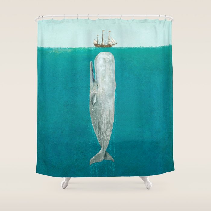 The Whale - Full Length  Shower Curtain Gallery Image 1