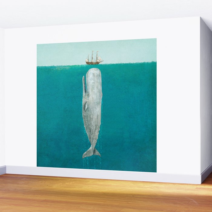 The Whale - Full Length  Wall Mural Gallery Image 2