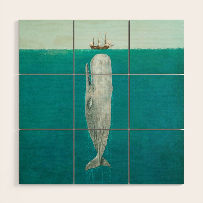 The Whale - Full Length  Wood Wall Art Gallery Image 1