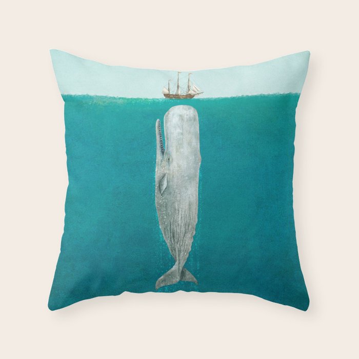 The Whale - Full Length  Throw Pillow Gallery Image 1