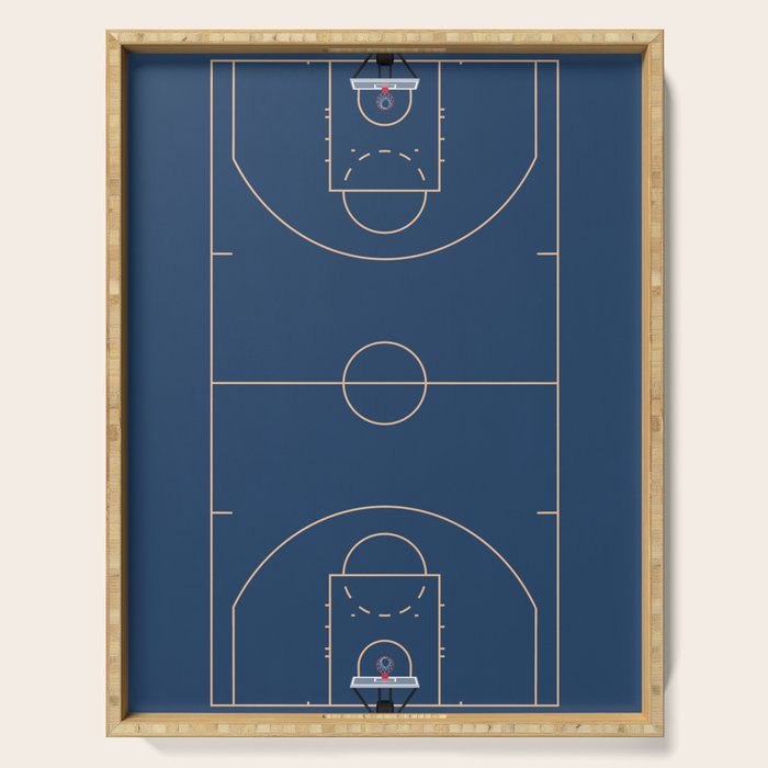 Full Court | Basketball Stadium  Serving Tray Gallery Image 1