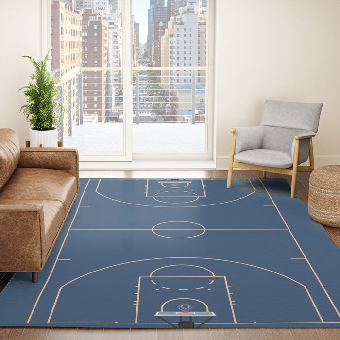 Full Court | Basketball Stadium  Rug Gallery Image 4
