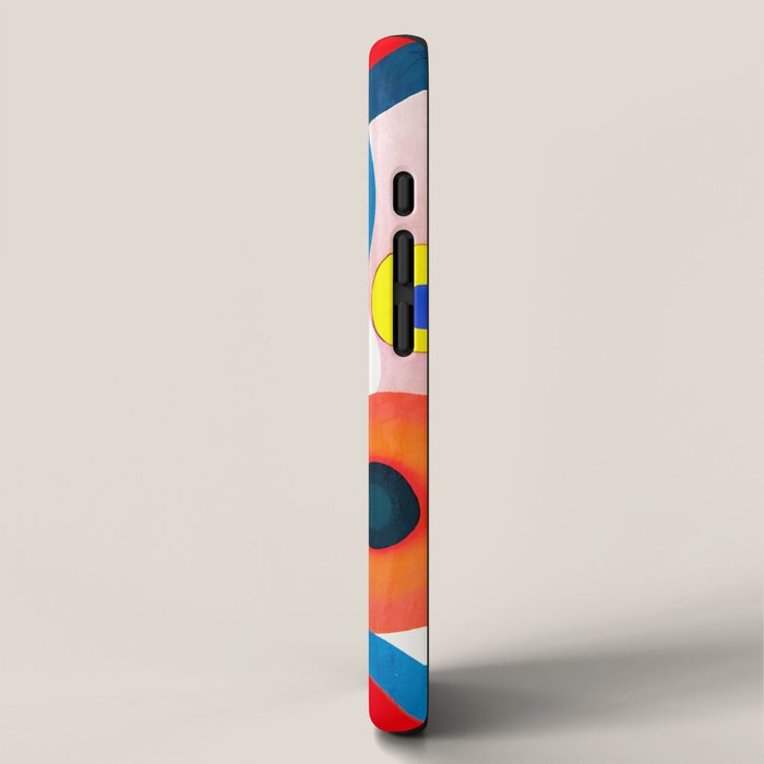 Circles: Colorful Mid Century Abstraction iPhone Case Gallery Image 2