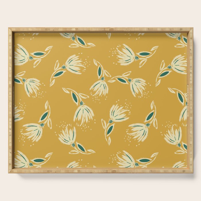 Sketchy Dandelions Serving Tray Gallery Image 1