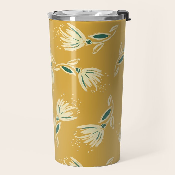 Sketchy Dandelions Travel Mug Gallery Image 2