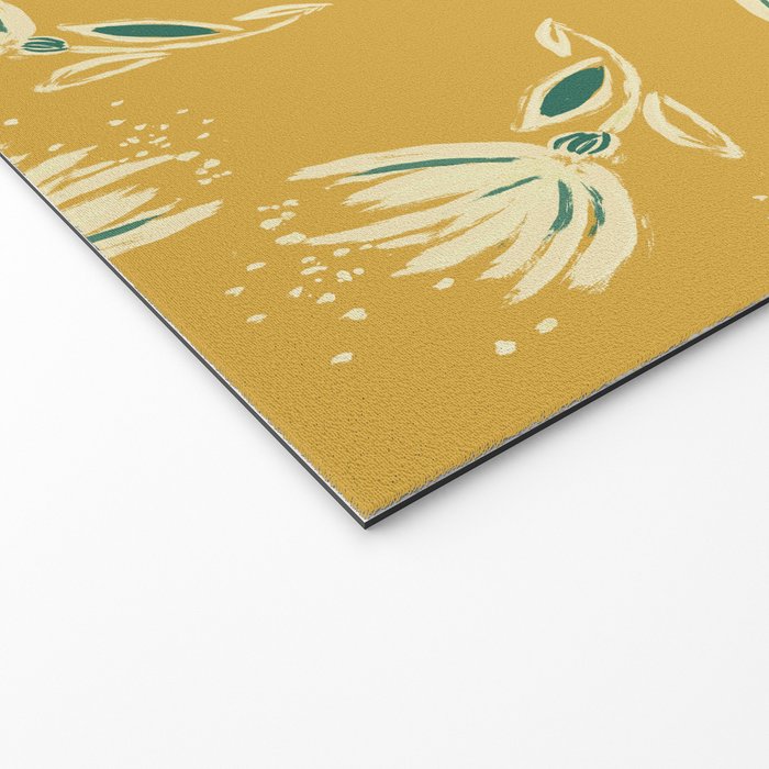 Sketchy Dandelions Welcome Mat Gallery Image 2