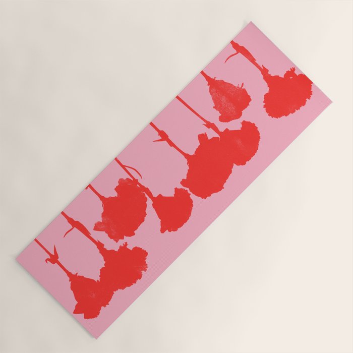 carnations 3 Yoga Mat Gallery Image 1