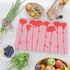 carnations 3 Cutting Board Gallery Image 2