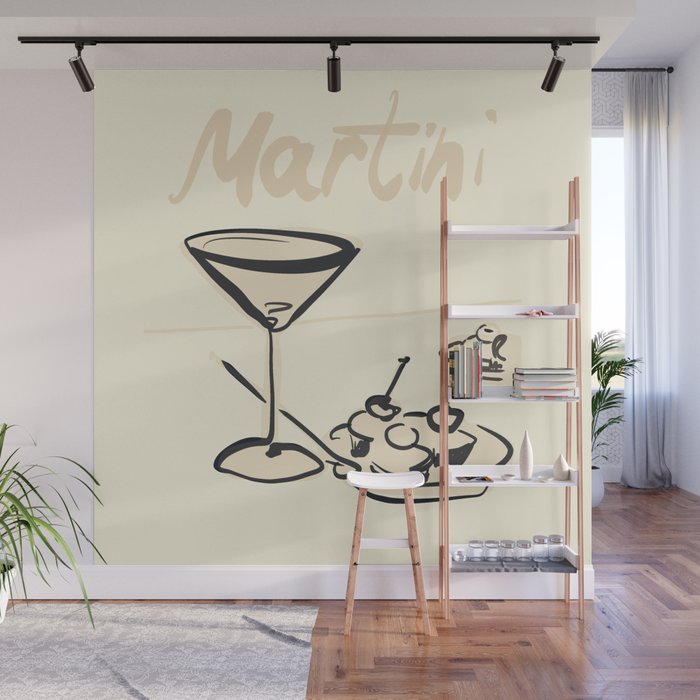 Martini 6 Wall Mural Gallery Image 1