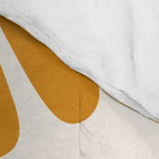 Retro Daisy Abstract V Golden Yellow Bold Floral Comforter Gallery Image 4