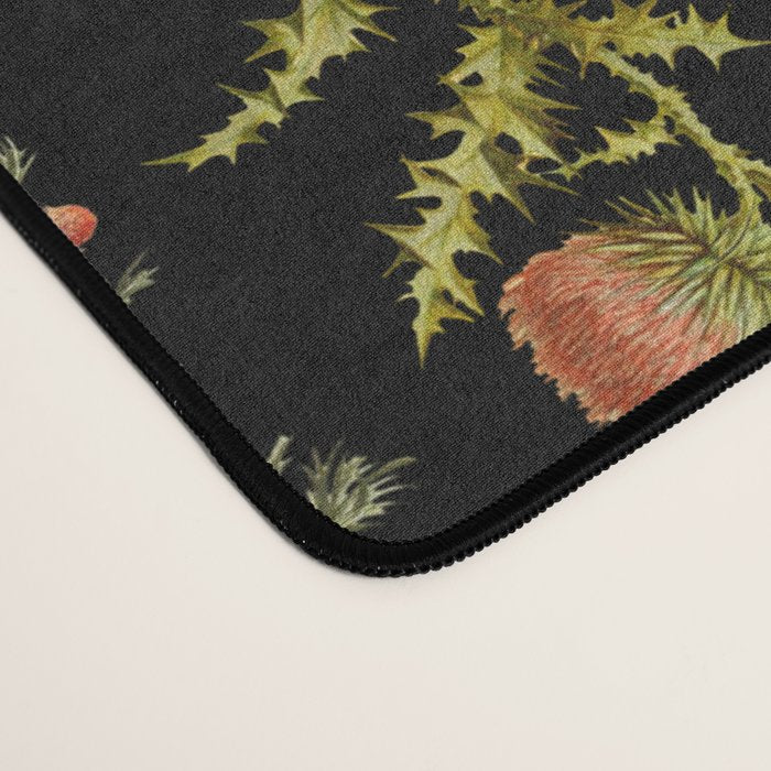 Vintage Mushroom Fungi Night Forest Botanical Garden Desk Mat Gallery Image 4