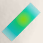 You are limitless optimistic gradient empowering women  green turquoise blue Yoga Mat Gallery Image 1