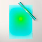 You are limitless optimistic gradient empowering women  green turquoise blue Wrapping Paper Gallery Image 1