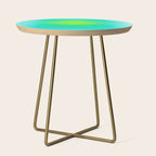 You are limitless optimistic gradient empowering women  green turquoise blue Side Table Gallery Image 1