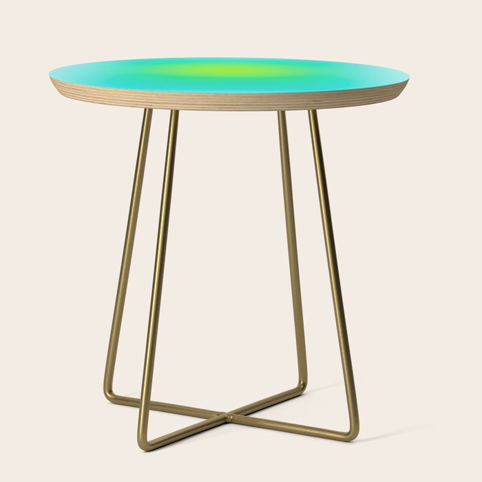 You are limitless optimistic gradient empowering women  green turquoise blue Side Table Gallery Image 1