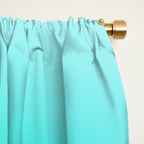 You are limitless optimistic gradient empowering women  green turquoise blue Window Curtain Gallery Image 2