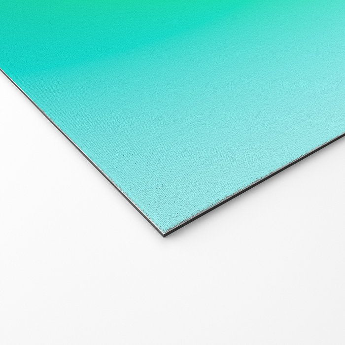 You are limitless optimistic gradient empowering women  green turquoise blue Welcome Mat Gallery Image 2