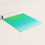 You are limitless optimistic gradient empowering women  green turquoise blue Yoga Mat Gallery Image 2