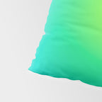 You are limitless optimistic gradient empowering women  green turquoise blue Pillow Sham Gallery Image 4
