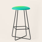 You are limitless optimistic gradient empowering women  green turquoise blue Stool Gallery Image 1