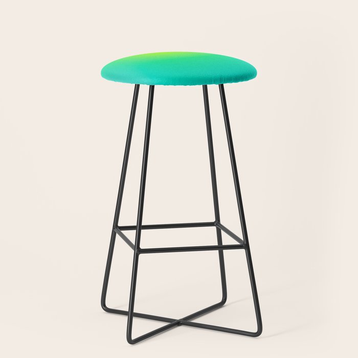 You are limitless optimistic gradient empowering women  green turquoise blue Stool Gallery Image 1