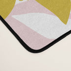 vibrant flowers pattern modern bouquet candy turquoise white summer tropics Desk Mat Gallery Image 4