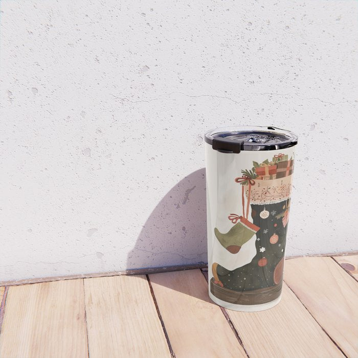 Joyful Stockings Travel Mug Gallery Image 4