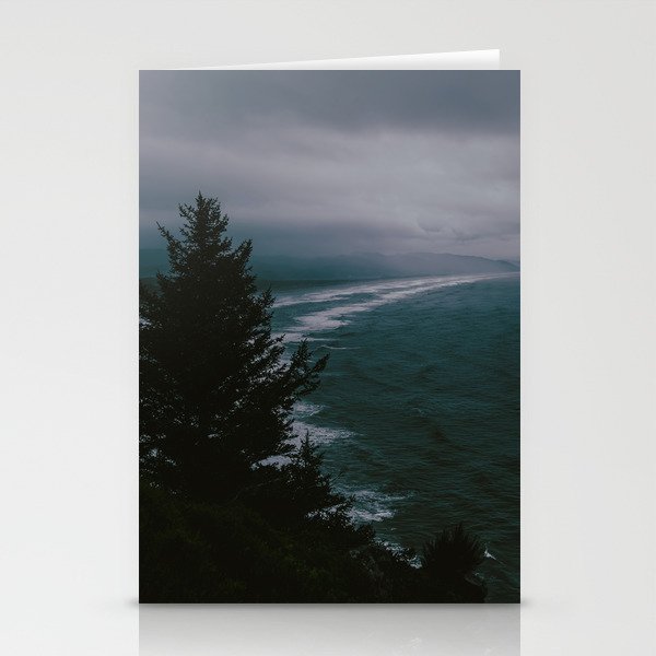 Dark Moody Coast Stationery Card Gallery Image 1