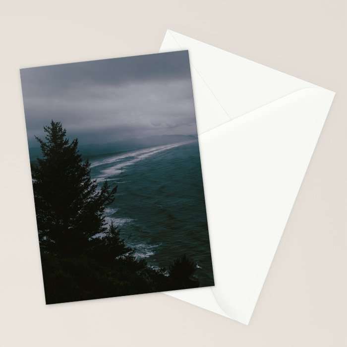 Dark Moody Coast Stationery Card Gallery Image 2