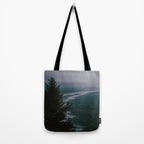 Dark Moody Coast Tote Bag Gallery Image 2
