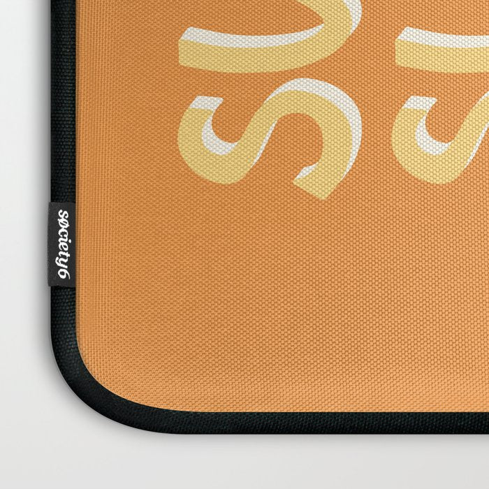 Sun Surf Sea Salt Sand Hand Lettering Laptop Sleeve Gallery Image 3