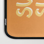 Sun Surf Sea Salt Sand Hand Lettering Laptop Sleeve Gallery Image 3